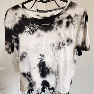 Tie dye crop t-shirt